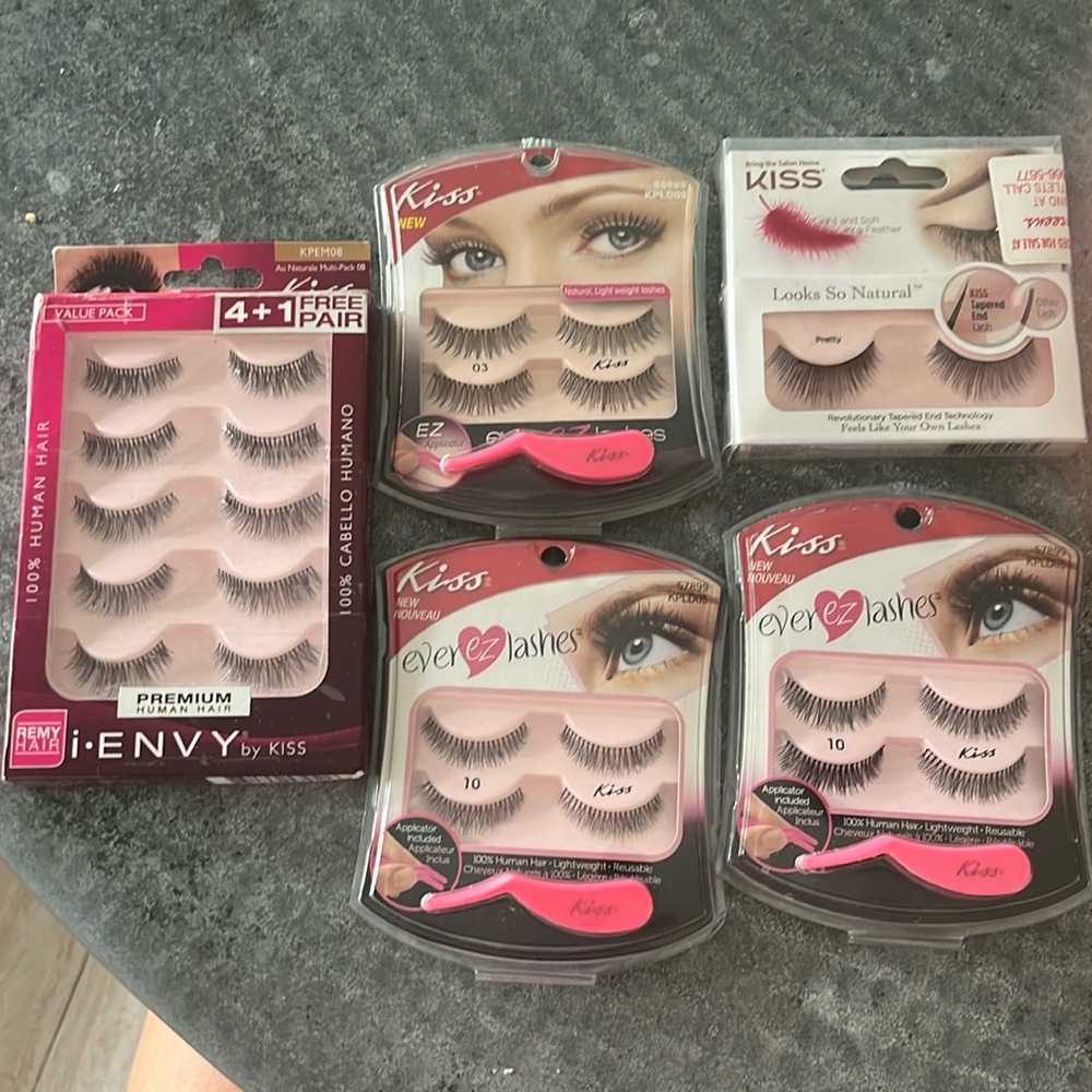 NIB False Lashes - Five Packs
